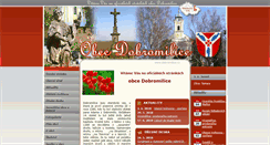 Desktop Screenshot of dobromilice.cz